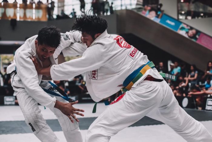 Dave Kim at the Dumau BJJ tournament in Singapore.